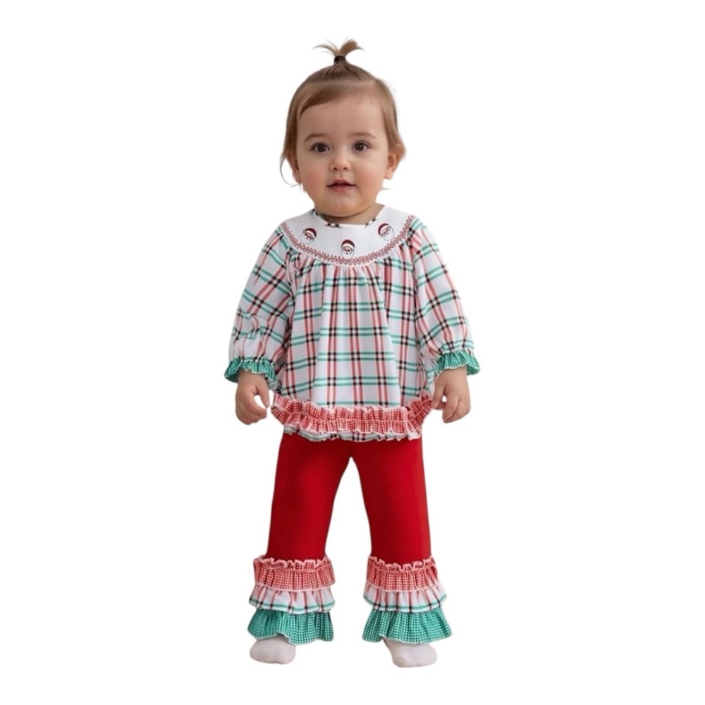 NWOT Baby Girl's Christmas Outfit Set- 6-12M